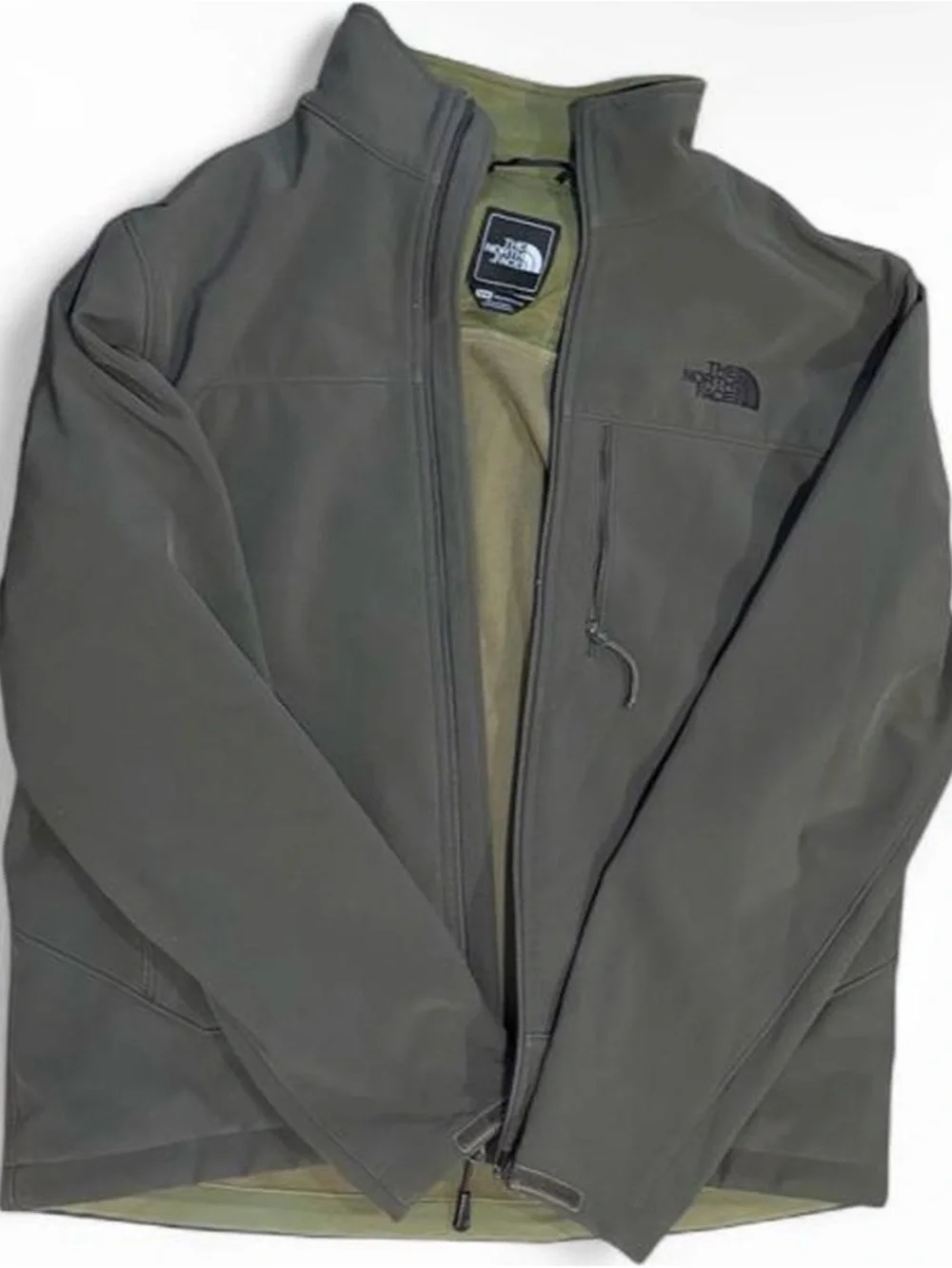 The North Face Men's Performance Softshell Jacket in Olive